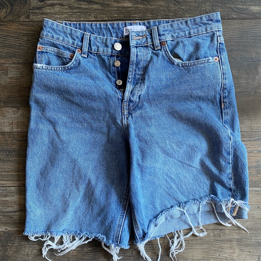 Zara denim shorts